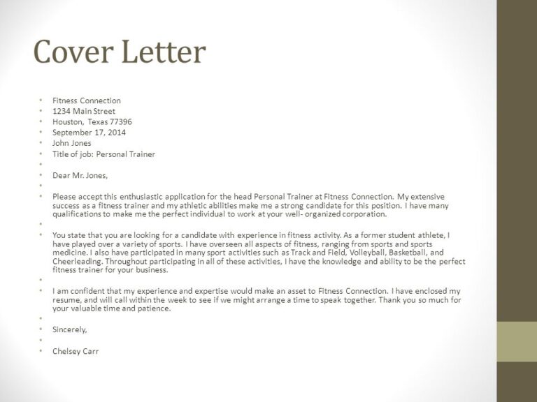How to Create a Good Cover Letter: